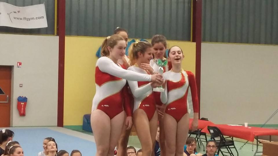 Podium Minimes cadettes