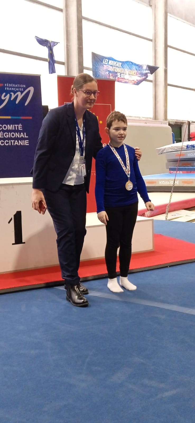Podium Handi Nolan Champion Occitanie 9-12 ans