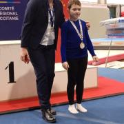 Podium Handi Nolan Champion Occitanie 9-12 ans